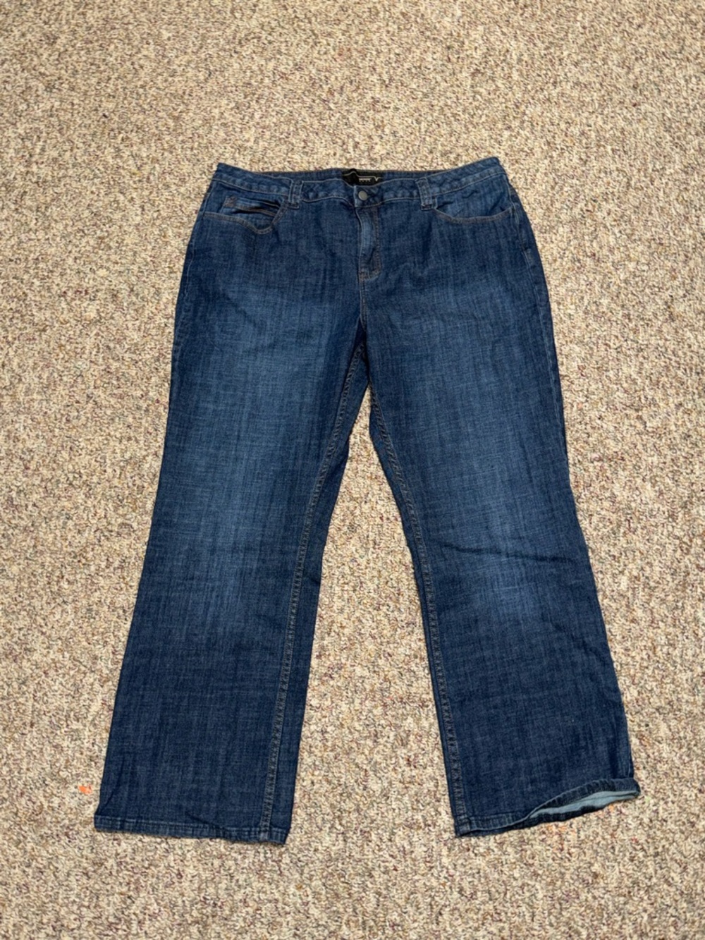 Women's plus size 22 Venezia Dark Blue‎ Straight-Leg Jeans bootcut jeans